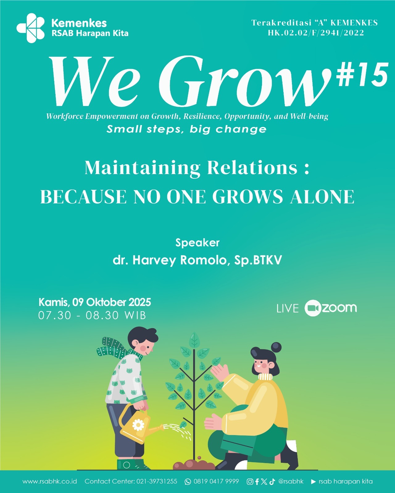 We Grow Batch XV – Maintaining Relations: Because No One Grows Alone