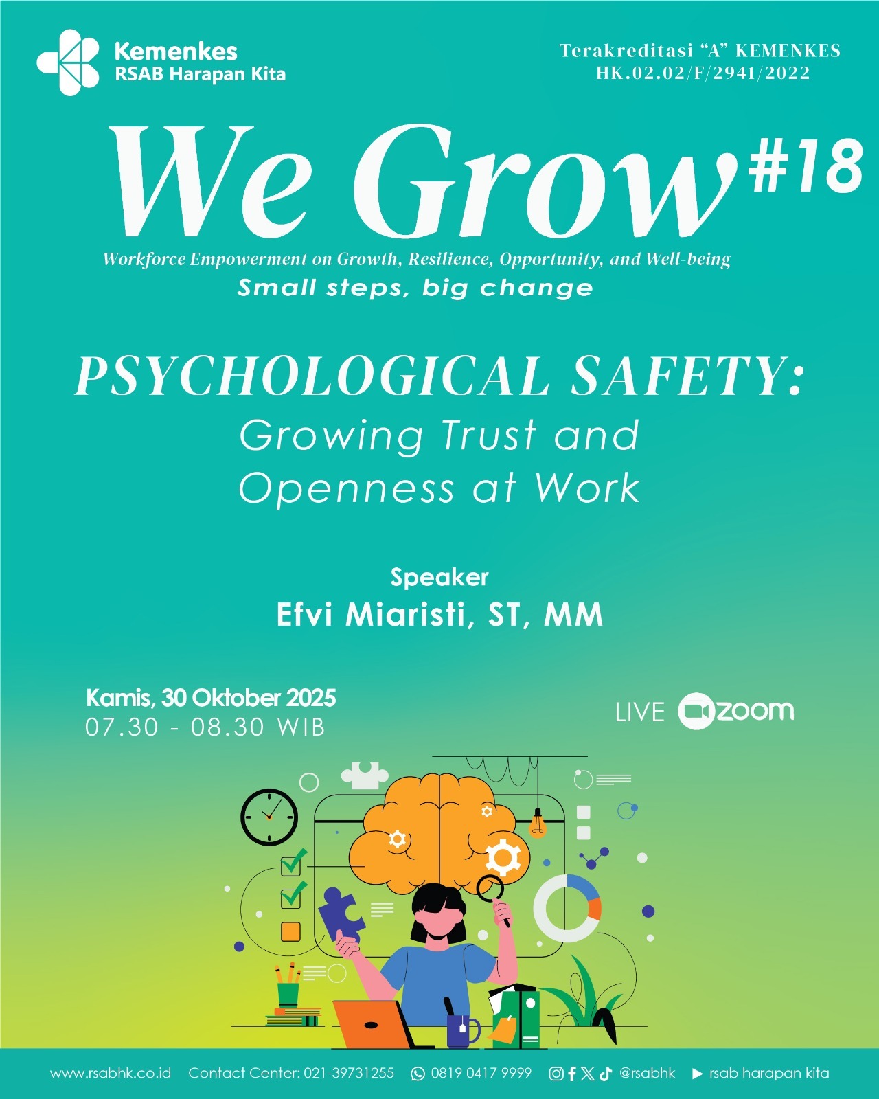 We Grow Batch #18 – Psychological Safety : Growing Trust and Opennes at Work