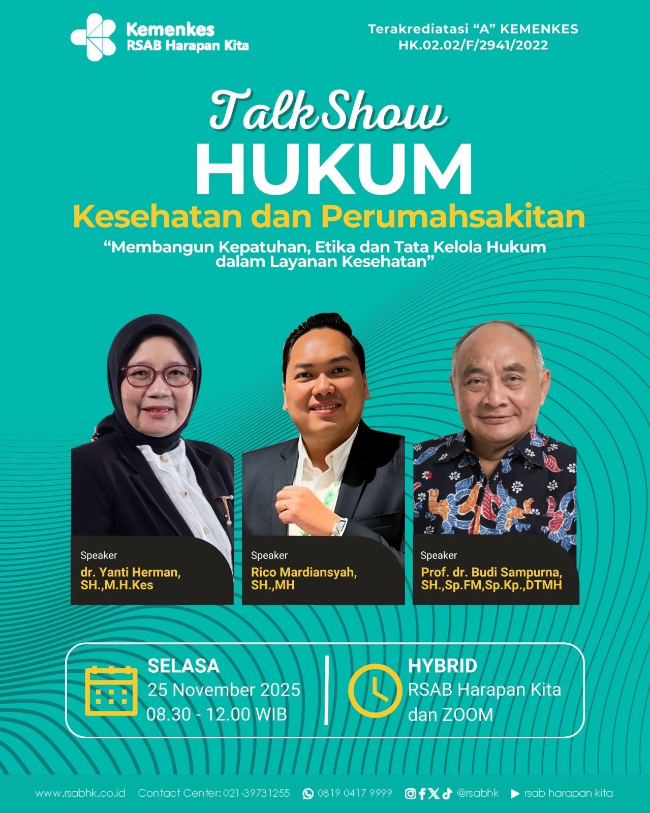Talkshow Hukum Kesehatan dan Perumahsakitan