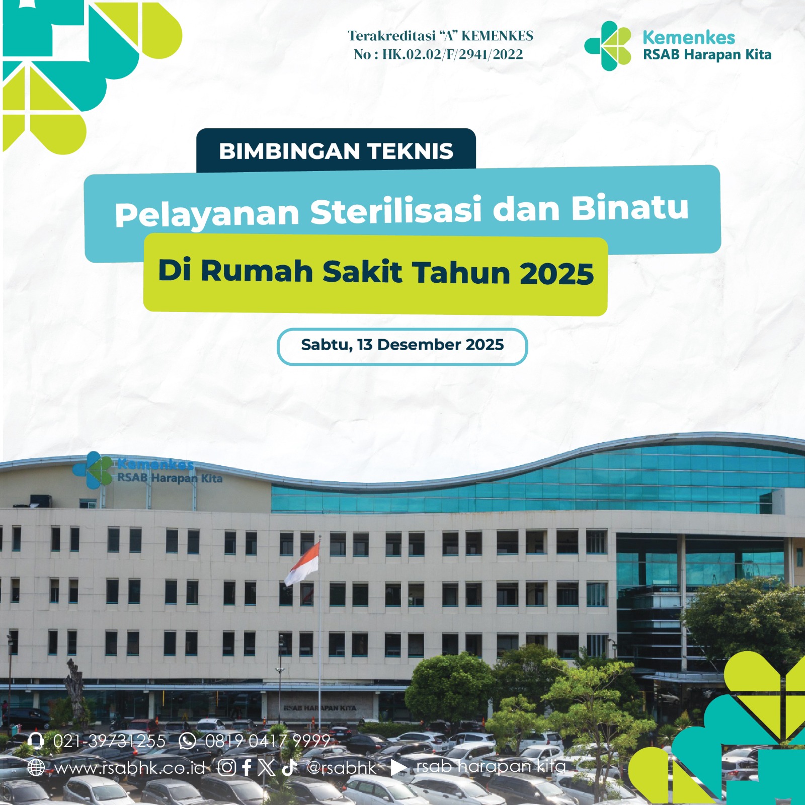 Bimbingan Teknis Pelayanan Sterilisasi dan Binatu di Rumah Sakit Tahun 2025