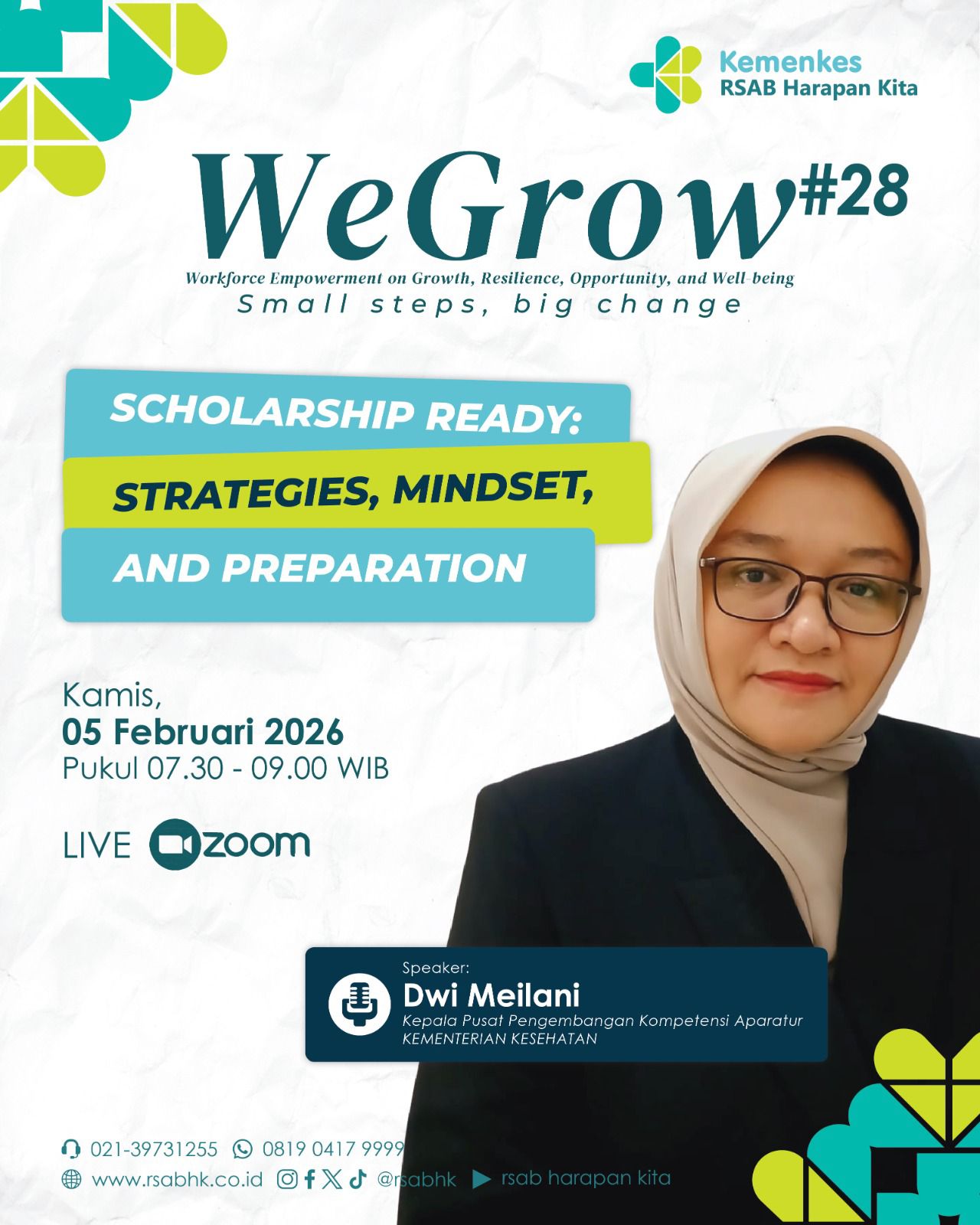 We Grow Batch #28 – Scholarship Ready: Strategies, Mindset, and Preparation