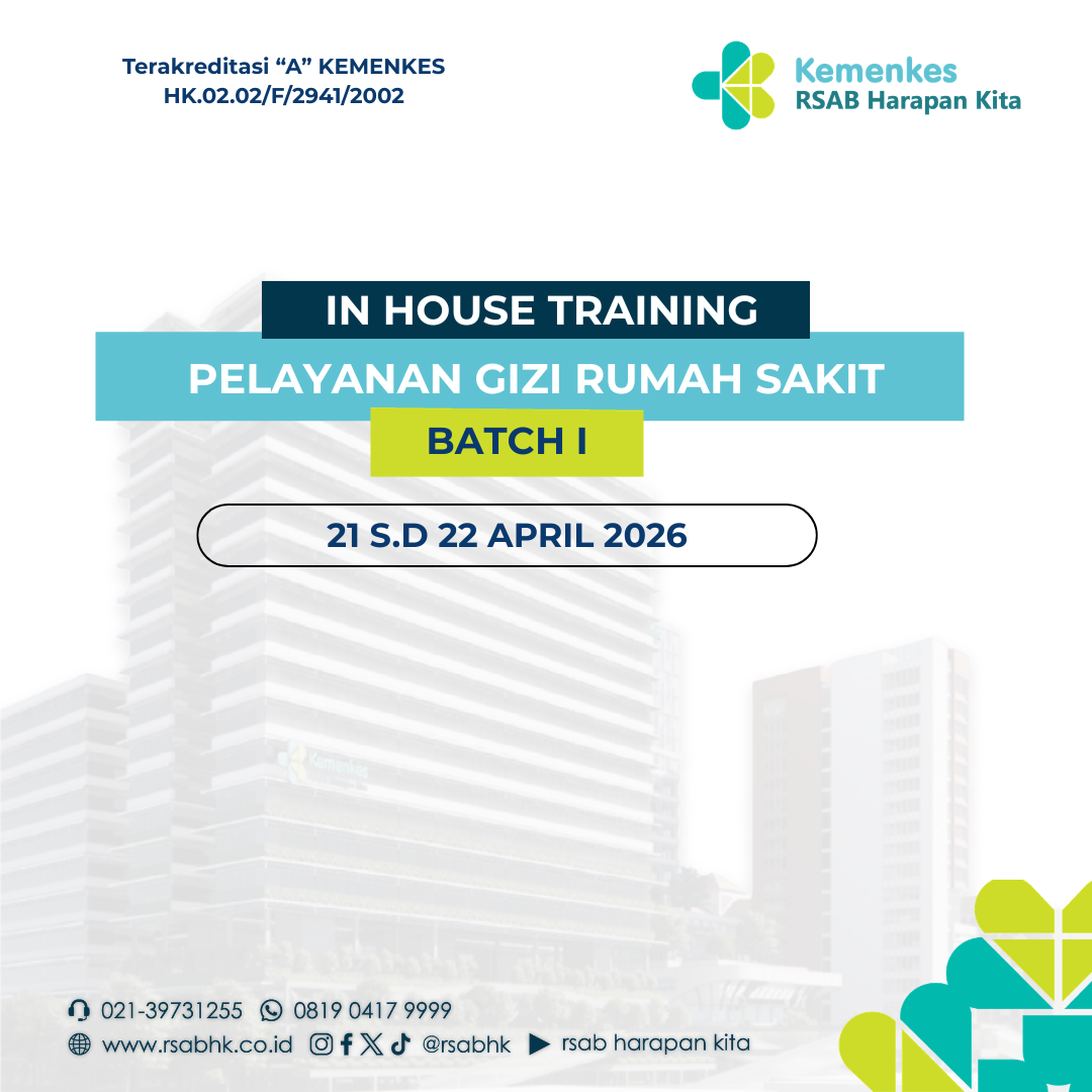 In House Training Pelayanan Gizi Rumah Sakit Batch I