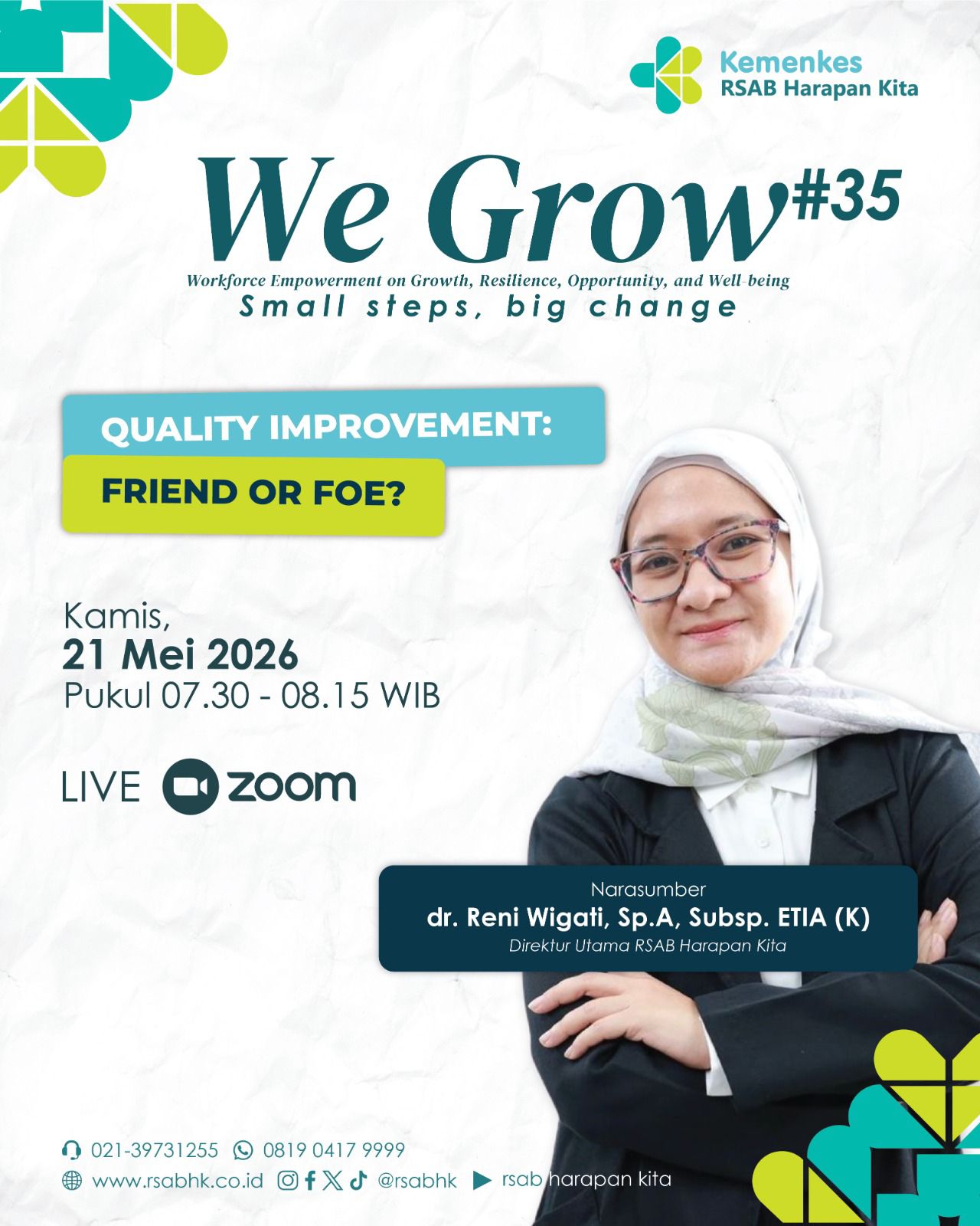 WE GROW #35 Quality Improvement: Friend or Foe?