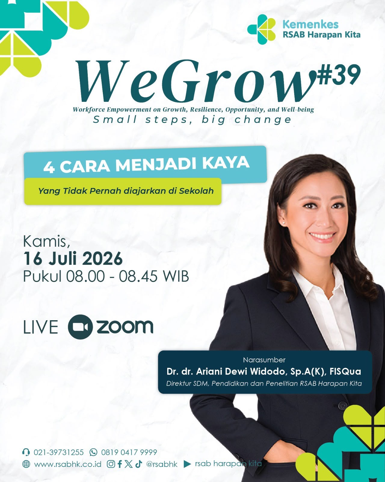 We Grow #39 : 4 Cara Menjadi Kaya Yang Tidak Pernah Diajarkan di Sekolah.